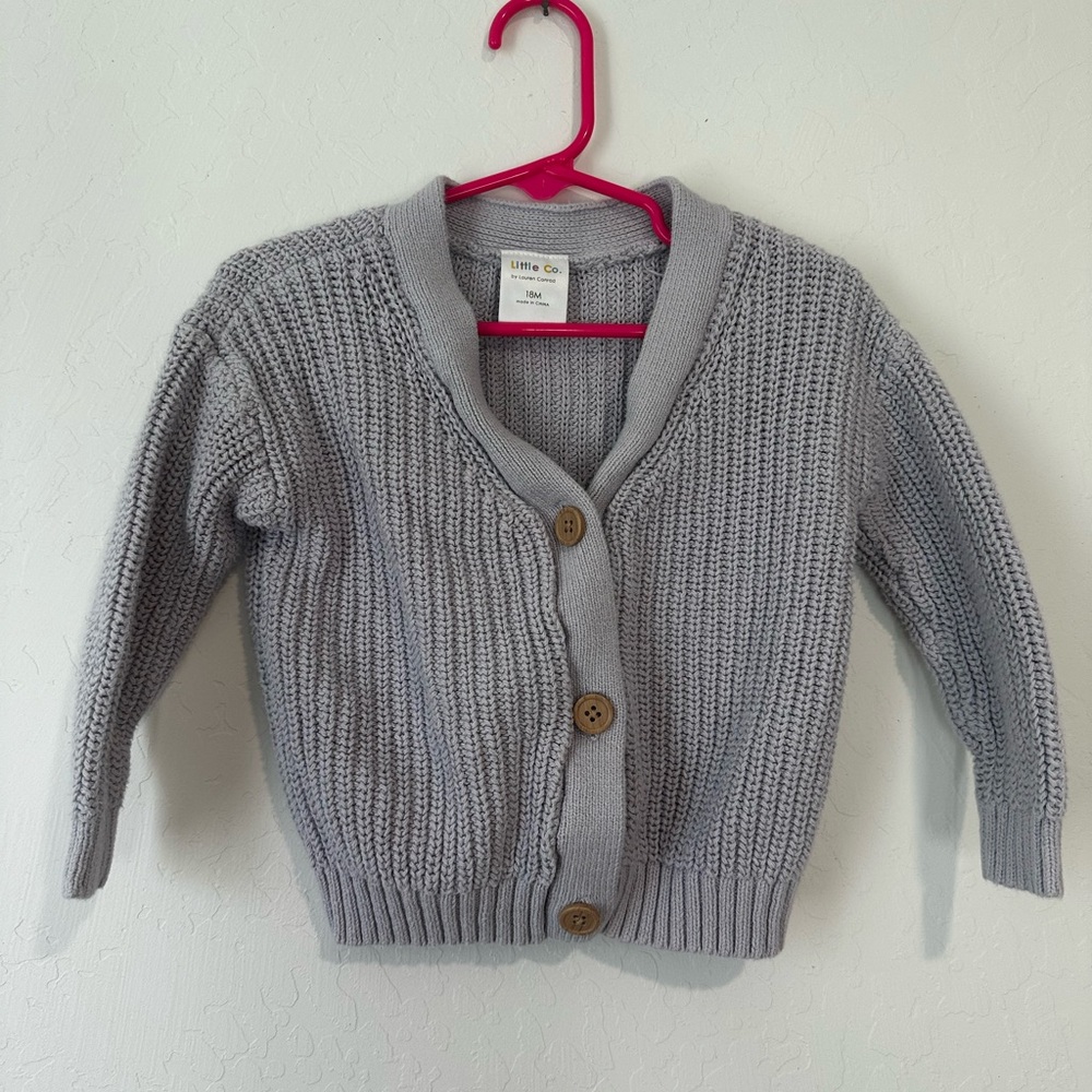Little Co. Lavender Kids Sweater